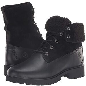 ❤️SOLD ❤️Timberland Black Lace Up Women's Boots waterproof